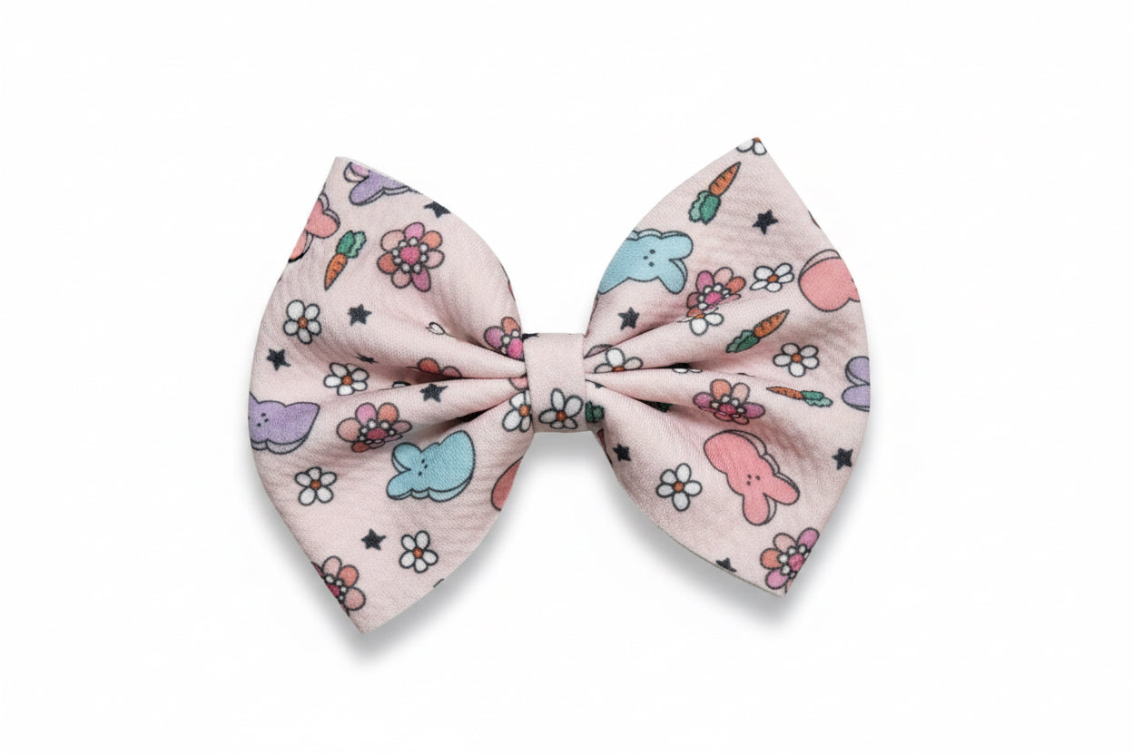 Floral Peep Bow