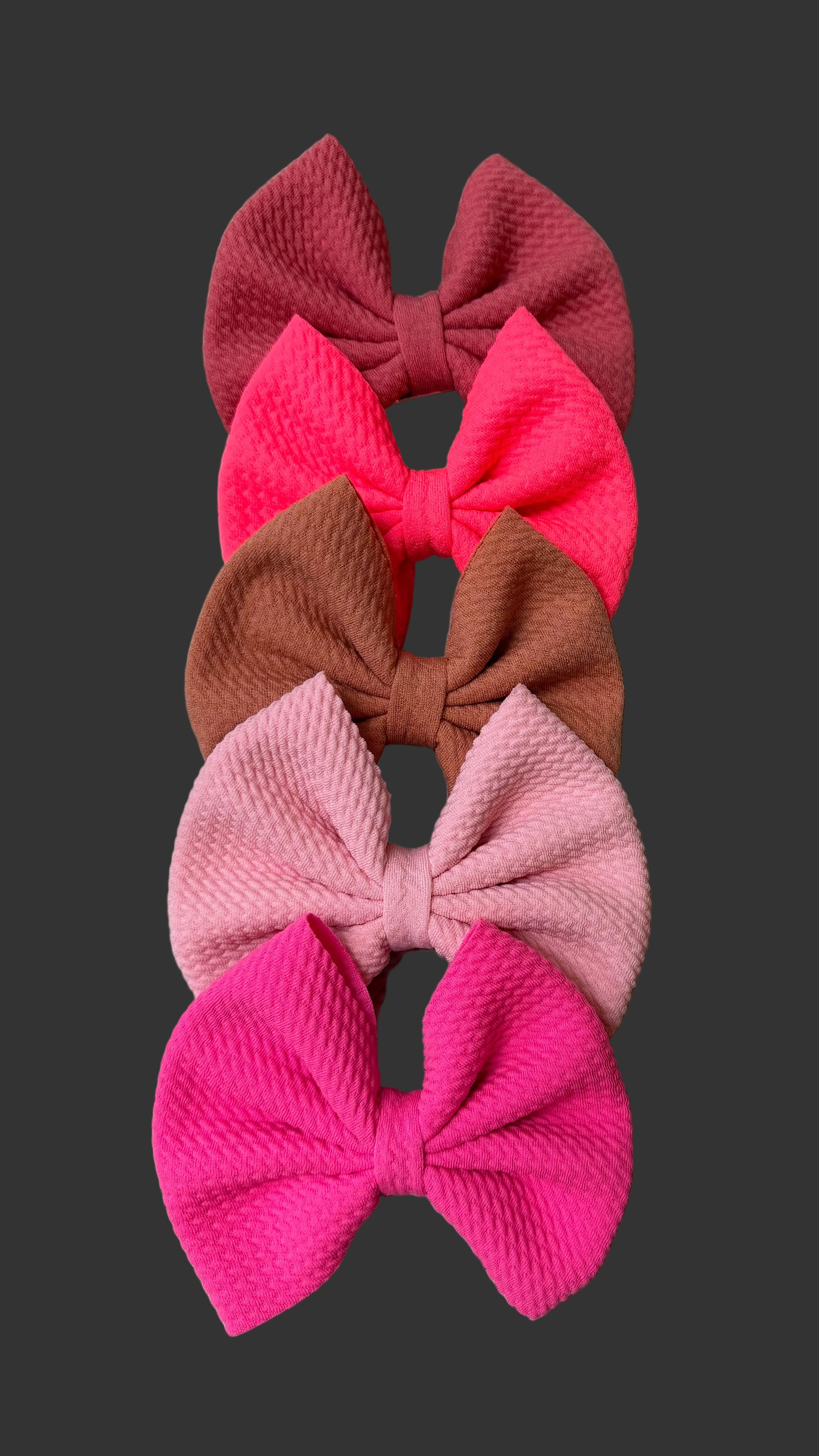 Solid Bows: Pink