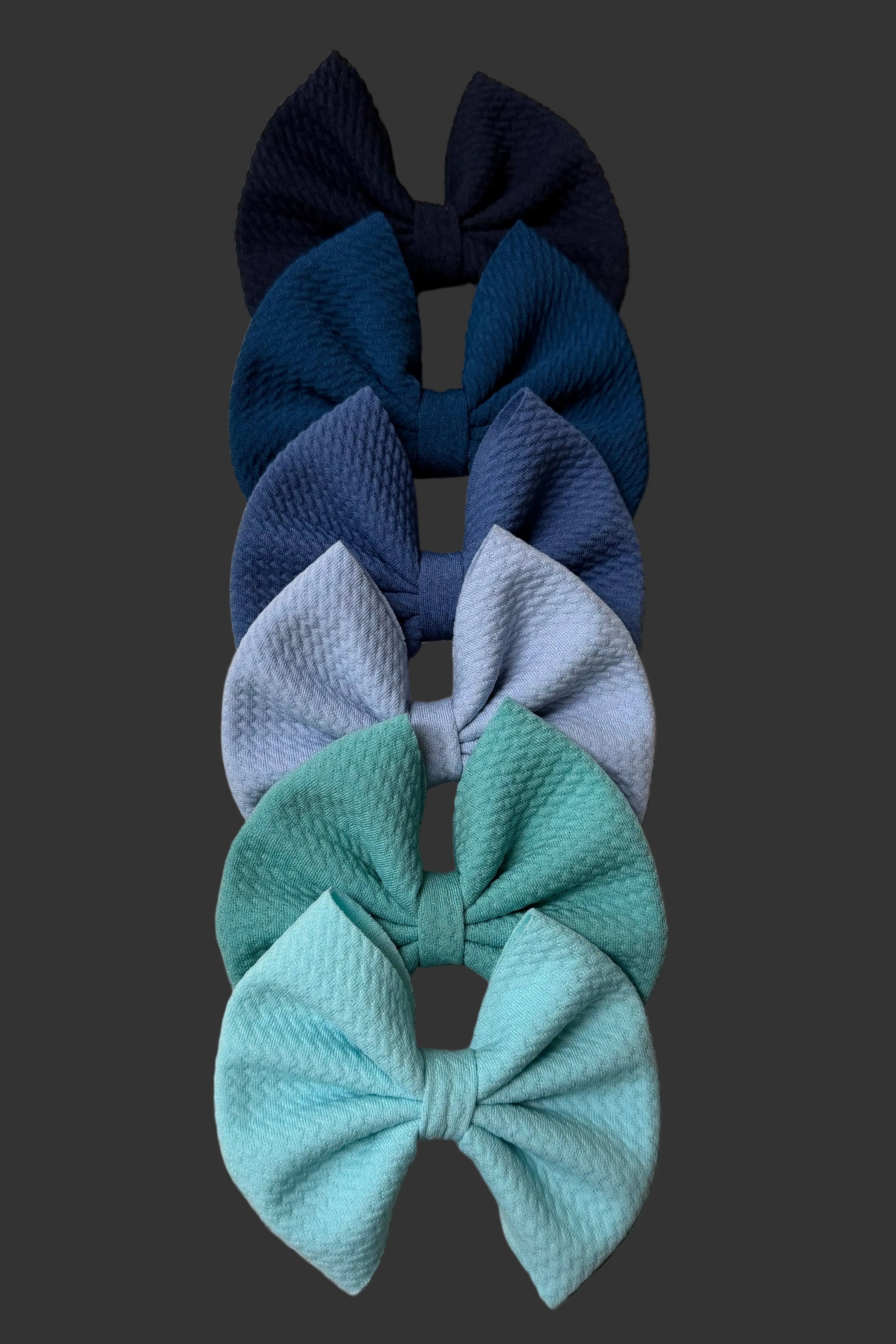 Solid Bows: Blue