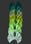 Solid Bows: Green