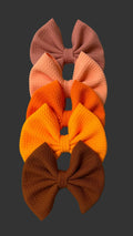 Solid Bows: Orange