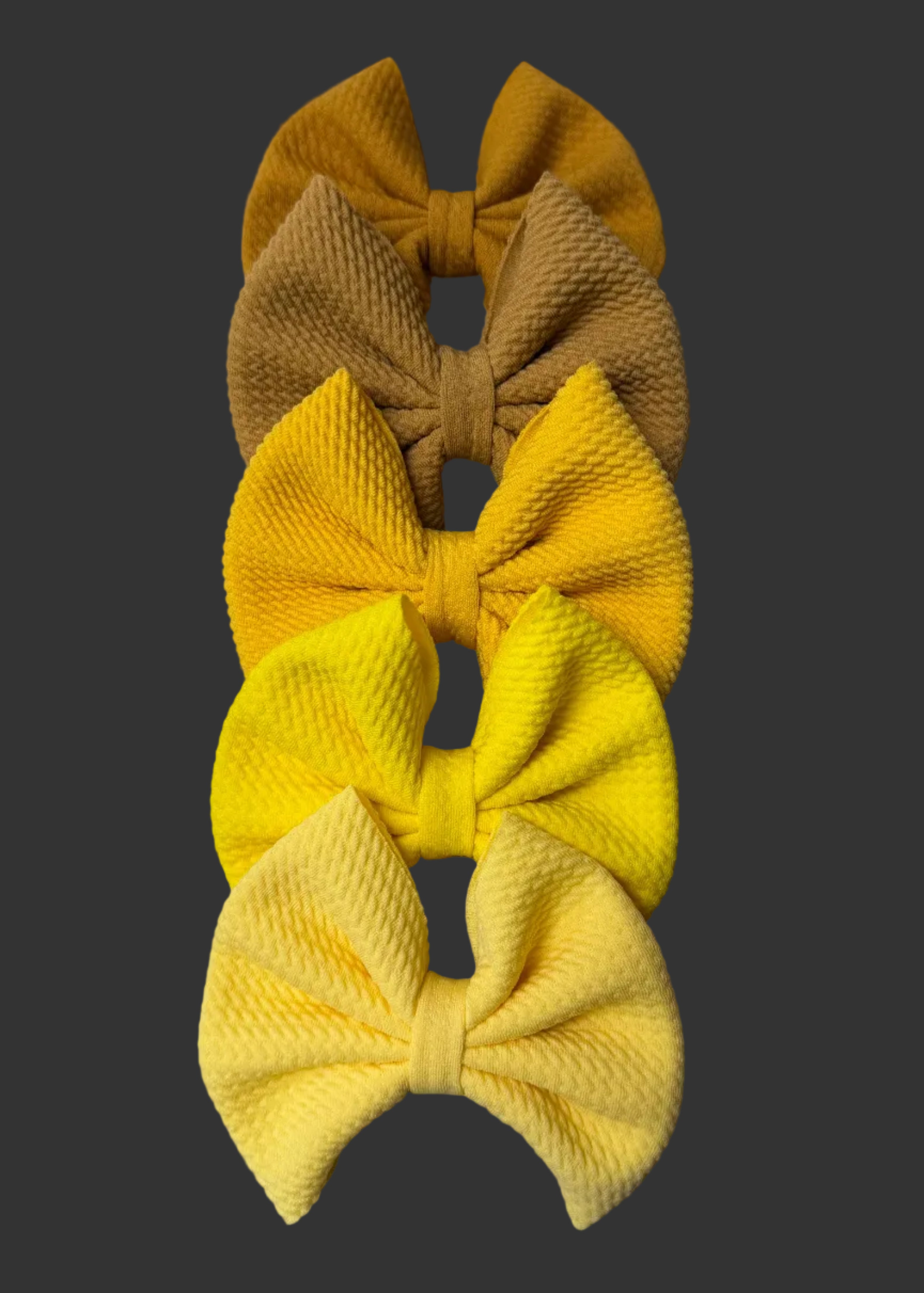 Solid Bows: Yellow